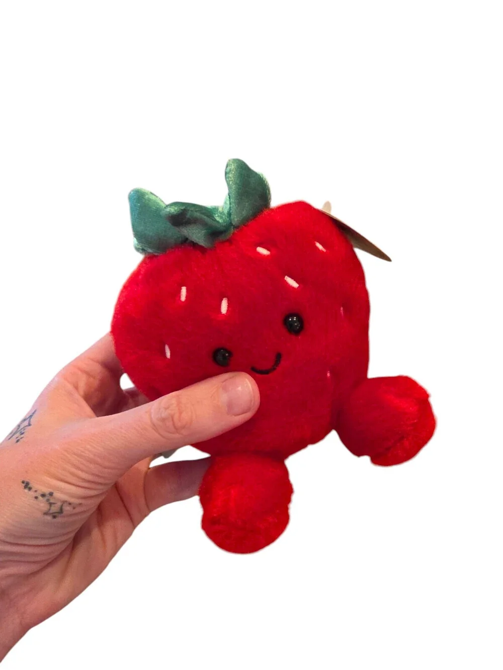 Aurora Palm Pals Juicy Strawberry plush toy Fruit Red NEW